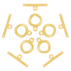 DICOSMETIC 50 Sets Alloy Ring Toggle Clasps FIND-DC0002-77-1