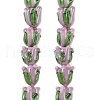 Handmade Lampwork Beads Strands LAMP-P066-01-1