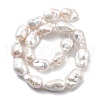 Natural Nucleated Pear Beads Strands PEAR-B004-15N-05A-01-4