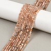 Natural Peach Moonstone Beads Strands G-J400-E16-02-3MM-A-5