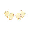 Ion Plating(IP) 201 Stainless Steel Pendants STAS-T063-181G-3