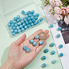  2 Strands Natural Blue Quartz Beads Strands G-NB0005-24A-3