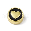 Brass Enamel Beads KK-F814-06G-02-1