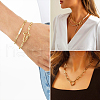 6Pcs 6 Styles Brass Micro Pave Clear Cubic Zirconia Keychain Clasps KK-TA0001-21-8