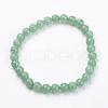 Natural Green Aventurine Stretch Bracelets G-N0270-03-1