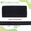 Braided Cotton Lace Ribbons SRIB-WH0011-152B-2