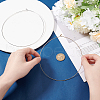 Unicraftale 2Pcs 2 Colors 304 Stainless Steel Choker Necklaces NJEW-UN0001-52-3