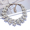 Alloy & Imitation Pearl Beaded Choker Necklaces for Women FS-WG4B1B5-01-1