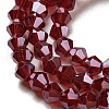 Transparent Electroplate Glass Beads Strands EGLA-A039-T2mm-A27-3