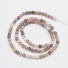 Round Natural Botswana Agate Bead Strands G-I166-02-4mm-2