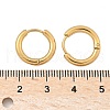 Ion Plating(IP) 304 Stainless Steel Huggie Hoop Earrings EJEW-F111B-16mm-G-3