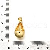 Rack Plating Brass Micro Pave Cubic Zirconia Pendants KK-L226-102G-Y-3