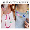  12Pcs 6 Colors Luminous UV Plating Rainbow Iridescent Acrylic Beads OACR-TA0001-50-8