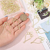 CHGCRAFT 20Pcs Alloy Pendants FIND-CA0009-53B-3