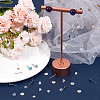 Beebeecraft 800Pcs 2 Styles  304 Stainless Steel Flat Round Blank Peg Stud Earring Findings FIND-BBC0003-52-4
