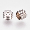 Tarnish Resistant 201 Stainless Steel Cord Ends STAS-L205-22P-2