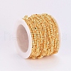 Brass Handmade Beaded Chains CHC-G006-07G-4