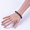 Natural Tiger Eye Stretch Bracelets BJEW-JB04563-03-4