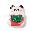 Christmas Theme Opaque Resin Cabochons RESI-F053-B03-1