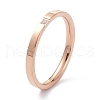 Crystal Rhinestone Finger Ring for Girl Women RJEW-C012-03E-RG-3