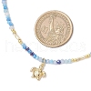 Summer Beach 304 Stainless Steel Pendant Necklaces for Women NJEW-JN05241-01-3