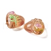 Handmade Transparent Lampwork Beads BLOW-D300-07H-3
