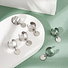 304 Stainless Steel Open Cuff Finger Rings RJEW-UN00008-5