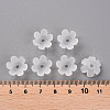 Frosted Acrylic Bead Caps MACR-S371-07A-701-4