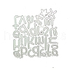 Carbon Steel Cutting Dies Stencils X-DIY-H110-20-1