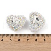 Polymer Clay Glass Rhinestone Beads CLAY-NH0001-13E-3