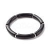 Synthetic Hematite & Polymer Clay Heishi Beads Stretch Bracelets Set BJEW-JB07446-7