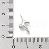 Brass Micro Pave Cubic Zirconia Pendants KK-D283-04P-3
