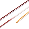 Segment Dyed Twisted Waxed Polyester Cord YC-C003-01D-3