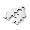 304 Stainless Steel Charms STAS-C097-33P-2