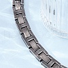 201 Stainless Steel Panther  Chain Bracelets BJEW-B078-161AS-5