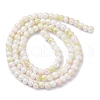 Pearlized Handmade Lampwork Beads Strands LAMP-R020-04D-2