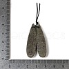 Natural Stichtite Pendants G-L617-G07-10x40mm-3