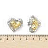 304 Stainless Steel Two Tone Stud Earrings EJEW-A124-01A-5