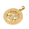 304 Stainless Steel Pendants STAS-C131-03G-10-2