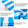 Striped Pattern Canvas Fabric AJEW-WH0314-150-6