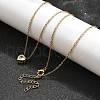 304 Stainless Steel Pendant Necklaces X-NJEW-O108-14G-2