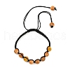 Baking Painted Glass Round Beads Braided Bead Bracelets BJEW-JB11974-02-2