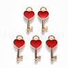 Alloy Enamel Pendants X-ENAM-S121-057C-2