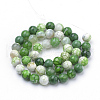 Natural Fire Crackle Agate Beads Strands G-S249-06-8mm-2