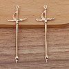 Alloy Sword Pendants PW-WG91223-03-1