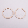 Unfinished Wood Linking Rings WOOD-WH0099-12F-2