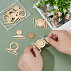 BENECREAT 6Sets Zinc Alloy Side Release Buckles FIND-BC0013-98A-3