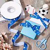 25 Yards Sport Ball Theme Printed Polyester Grosgrain Ribbon OCOR-WH20002-03B-02-4