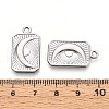 304 Stainless Steel Pendants STAS-T065-03P-3
