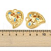 304 Stainless Steel Enamel Pendants STAS-Z140-06G-3